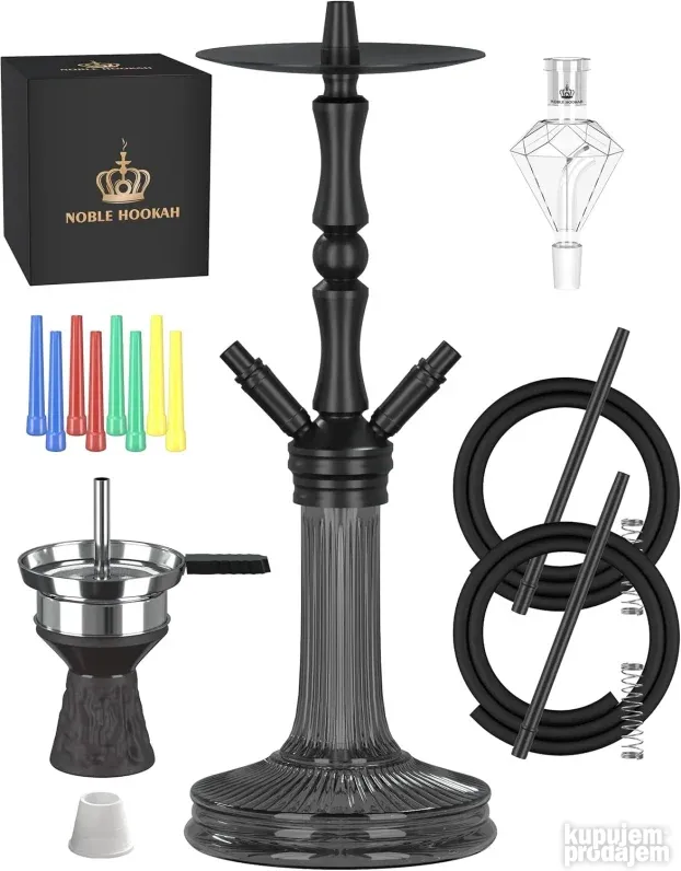 Noble Hookah nargila sa dva creva — nova